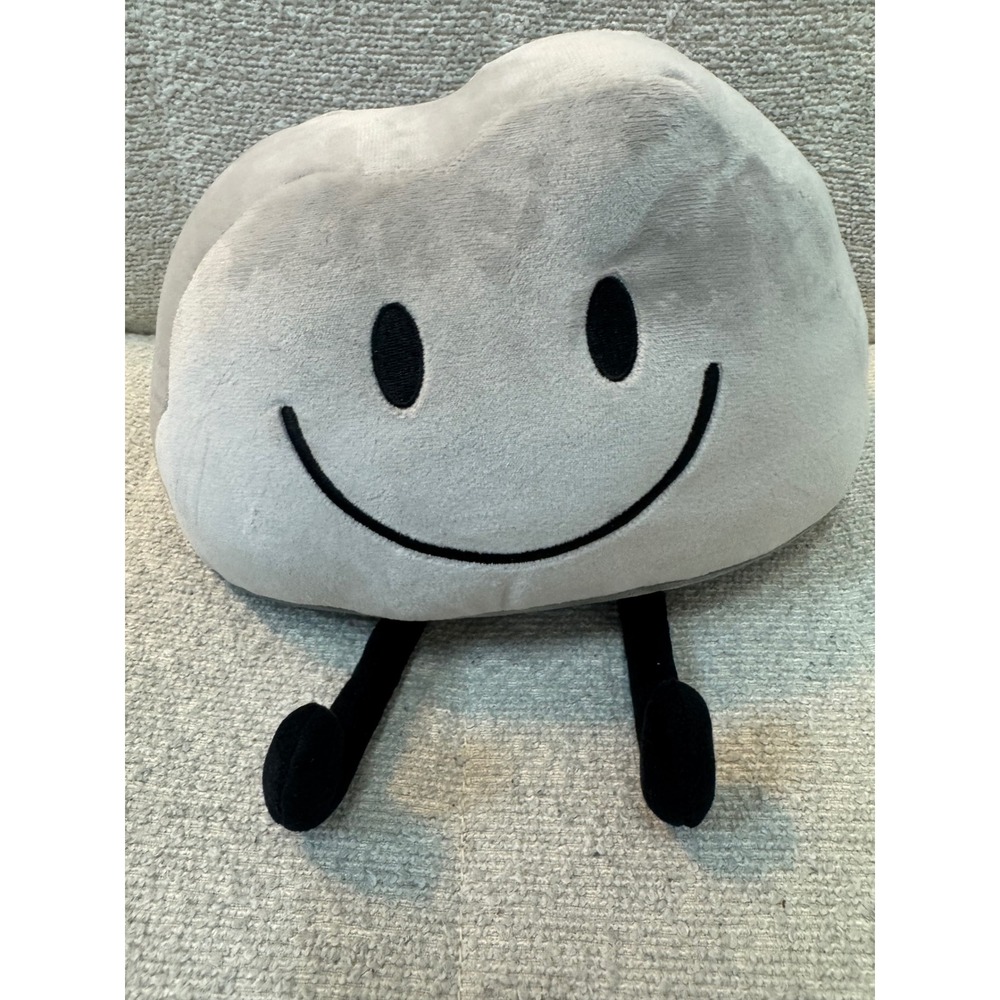 BFDI Rocky Plush Battle for Dream Island Jacknjellify Gray Rock Stuffed Toy 2025